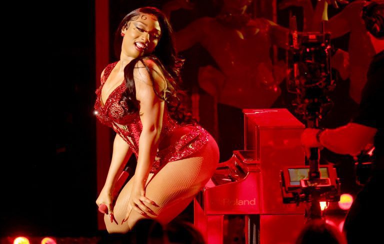 Watch Megan Thee Stallion twerk a piano melody during a