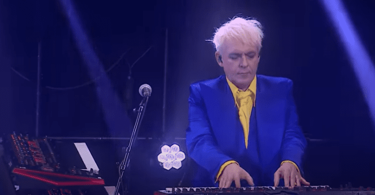 Duran Duran’s Nick Rhodes Steals the Show Wearing Ukraine’s Colors
