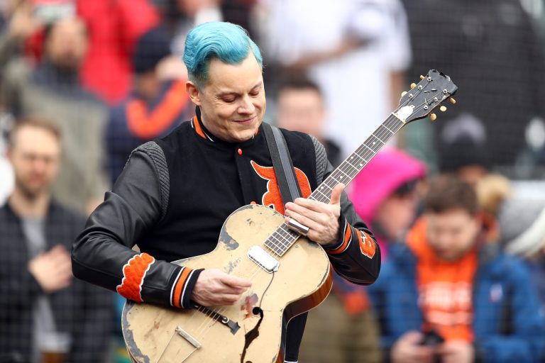 Jack White Performs the National Anthem at Detroit Tigers’ Opening