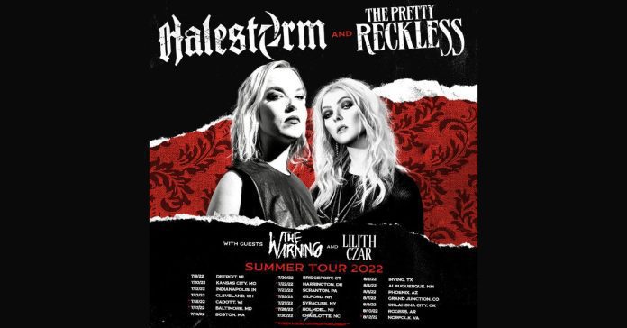 halestorm and pretty reckless tour