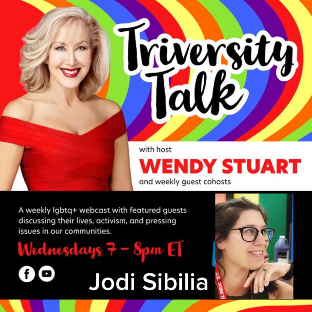 Wendy Stuart Presents TriVersity Talk! Wednesday, March 22nd, 2023 7 PM ET With Featured Guest Jodi Sibilia