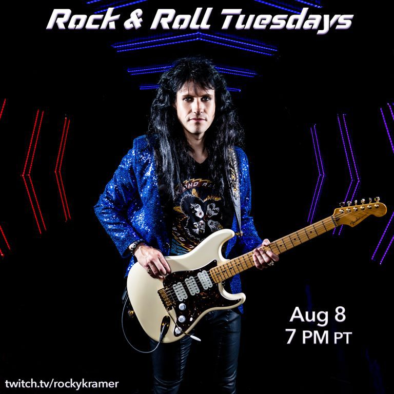 Rocky Kramer’s Rock & Roll Tuesdays Presents “Born To Run” Tuesday August 8th, 2023, 7 PM PT on Twitch